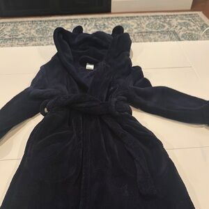 GAP Blue Plush Robe Pajamas